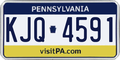 PA license plate KJQ4591