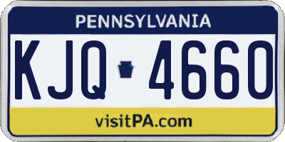 PA license plate KJQ4660