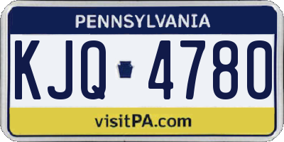 PA license plate KJQ4780