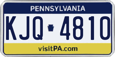 PA license plate KJQ4810