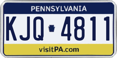 PA license plate KJQ4811
