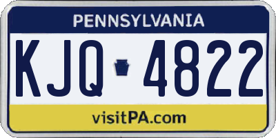 PA license plate KJQ4822