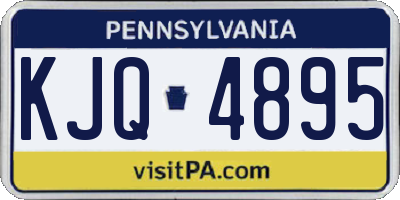 PA license plate KJQ4895