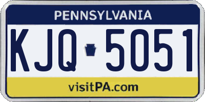 PA license plate KJQ5051