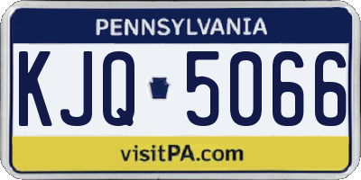 PA license plate KJQ5066