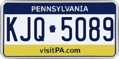 PA license plate KJQ5089