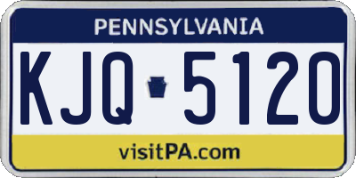 PA license plate KJQ5120