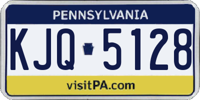 PA license plate KJQ5128