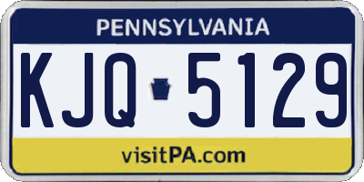 PA license plate KJQ5129