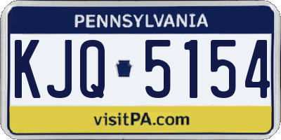 PA license plate KJQ5154
