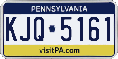PA license plate KJQ5161