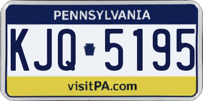 PA license plate KJQ5195
