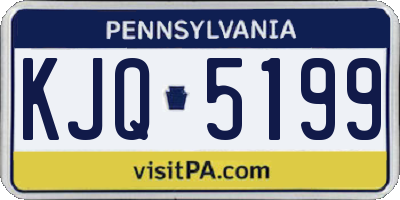 PA license plate KJQ5199