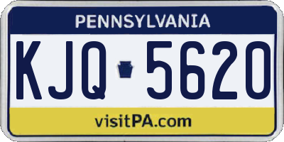 PA license plate KJQ5620