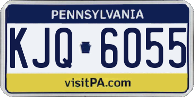 PA license plate KJQ6055