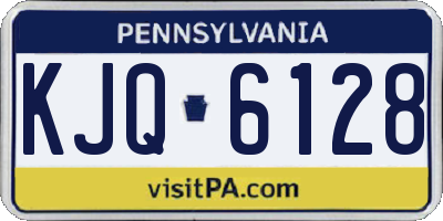PA license plate KJQ6128