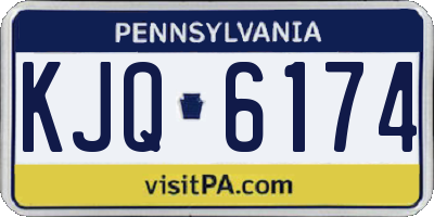 PA license plate KJQ6174