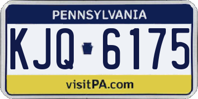 PA license plate KJQ6175