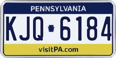 PA license plate KJQ6184