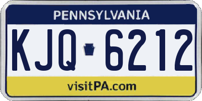 PA license plate KJQ6212