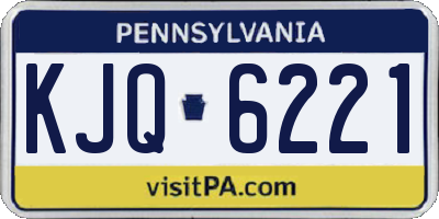 PA license plate KJQ6221