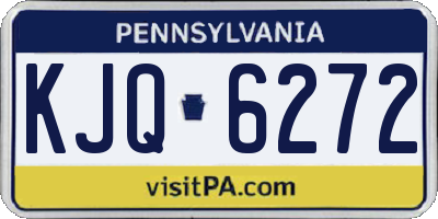PA license plate KJQ6272
