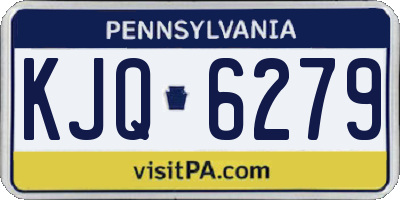 PA license plate KJQ6279