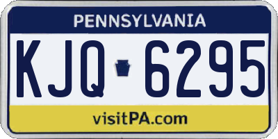 PA license plate KJQ6295