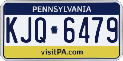 PA license plate KJQ6479