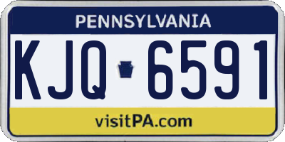 PA license plate KJQ6591