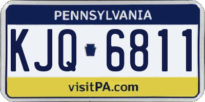 PA license plate KJQ6811