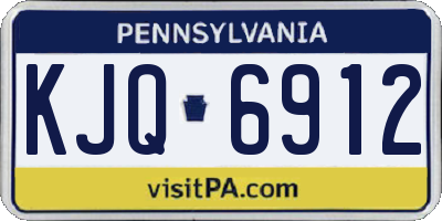 PA license plate KJQ6912
