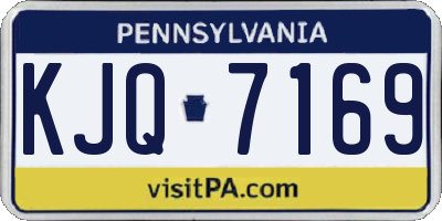PA license plate KJQ7169