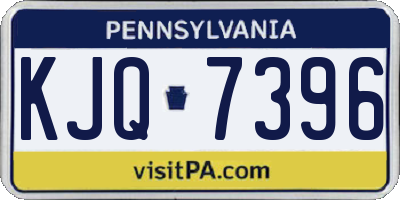 PA license plate KJQ7396