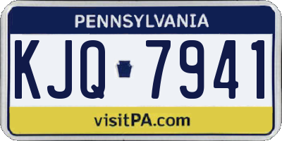PA license plate KJQ7941