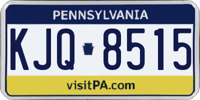PA license plate KJQ8515