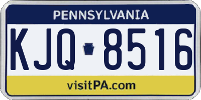 PA license plate KJQ8516