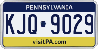 PA license plate KJQ9029