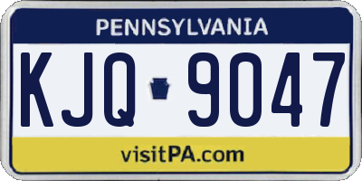 PA license plate KJQ9047