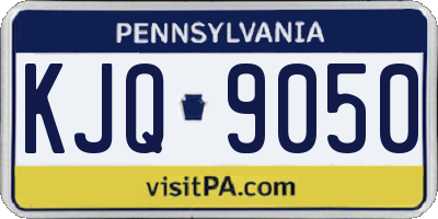 PA license plate KJQ9050
