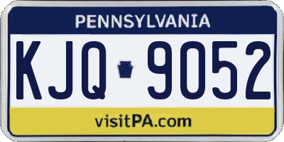 PA license plate KJQ9052