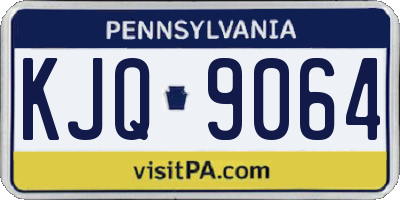 PA license plate KJQ9064
