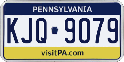 PA license plate KJQ9079