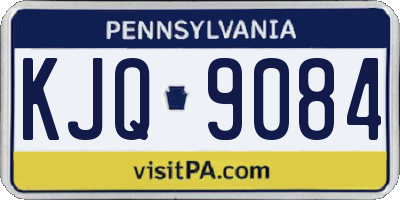 PA license plate KJQ9084
