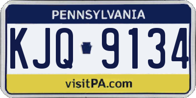 PA license plate KJQ9134