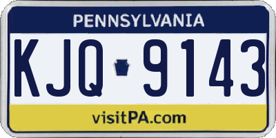 PA license plate KJQ9143