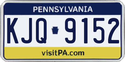 PA license plate KJQ9152