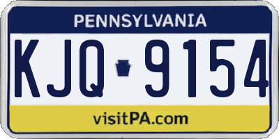 PA license plate KJQ9154