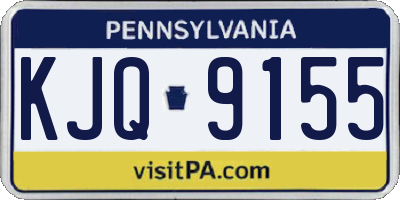 PA license plate KJQ9155