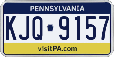 PA license plate KJQ9157